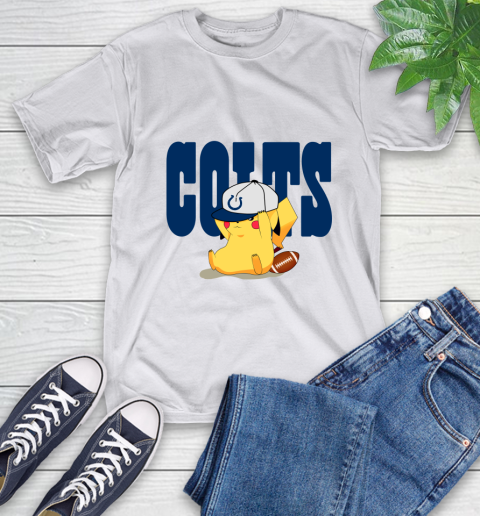 NFL Pikachu Football Sports Indianapolis Colts T-Shirt 12