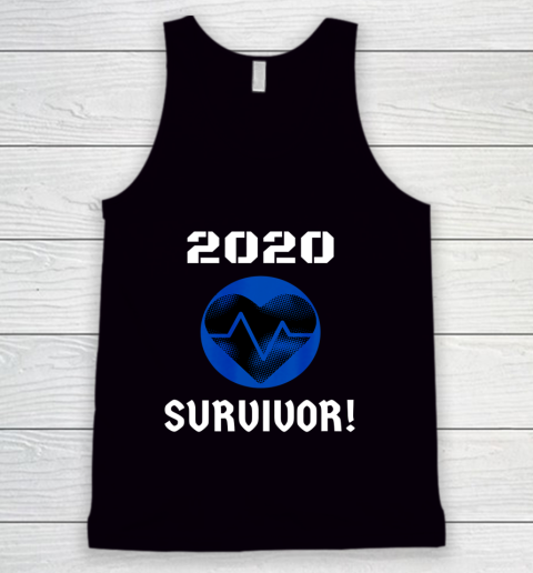 2020 Survivor Heart Beat T Shirt Black Heart Tank Top