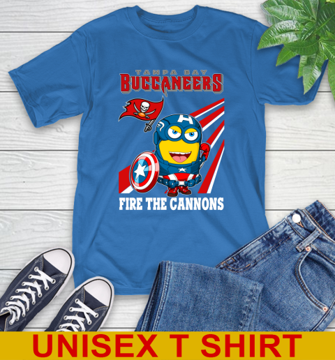 NFL Football Tampa Bay Buccaneers Captain America Marvel Avengers Minion Shirt T-Shirt 11