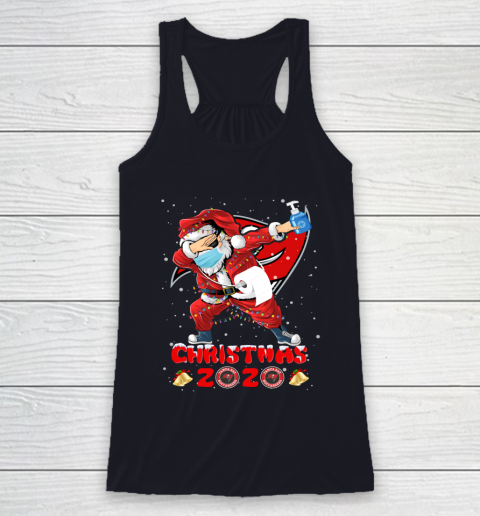 Tampa Bay Buccaneers Funny Santa Claus Dabbing Christmas 2020 NFL Racerback Tank 7
