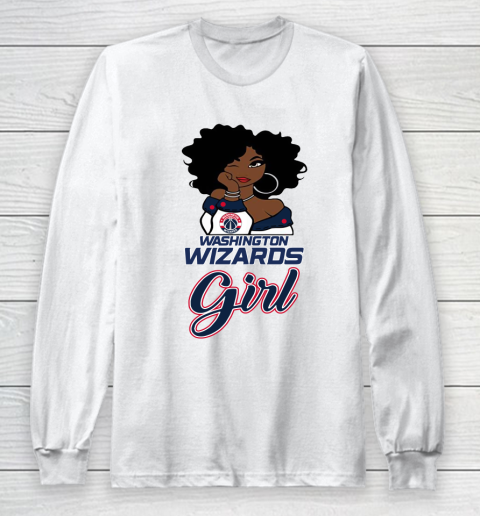 Washington Wizards Girl NBA Long Sleeve T-Shirt 2