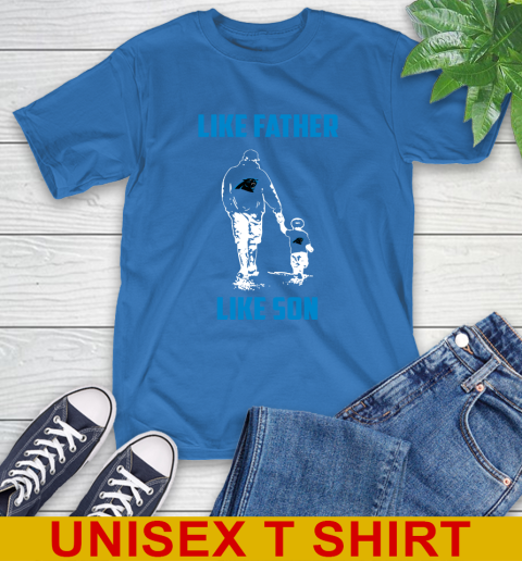 Carolina Panthers NFL Football Like Father Like Son Sports T-Shirt 11