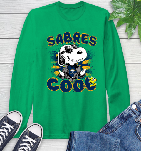 NHL Hockey Buffalo Sabres Cool Snoopy Shirt Long Sleeve T-Shirt 9