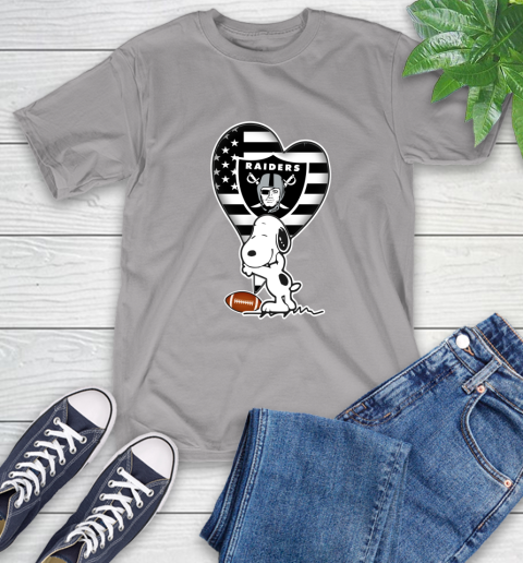Oakland Raiders NFL Football The Peanuts Movie Adorable Snoopy T-Shirt 6
