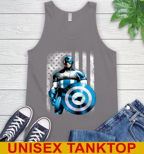 Carolina Panthers NFL Football Captain America Marvel Avengers American Flag Shirt Tank Top 7 Carolina Panthers NFL Football Captain America Marvel Avengers American Flag Shirt Tank Top - Image 7