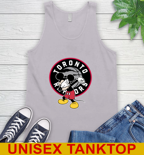 Toronto Raptors NBA Basketball Dabbing Mickey Disney Sports Tank Top 4