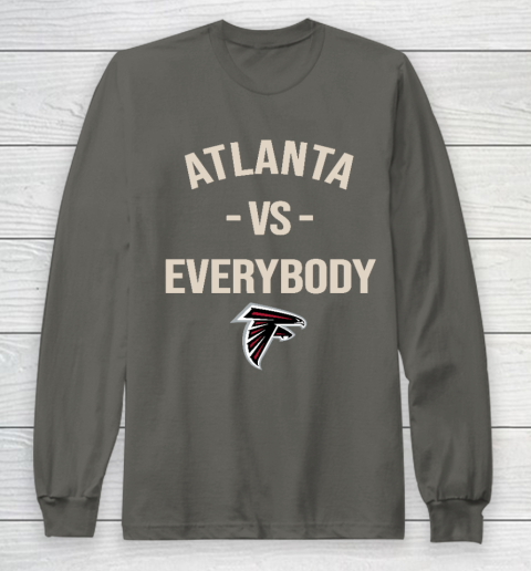 Atlanta Falcons Vs Everybody Long Sleeve T-Shirt 5