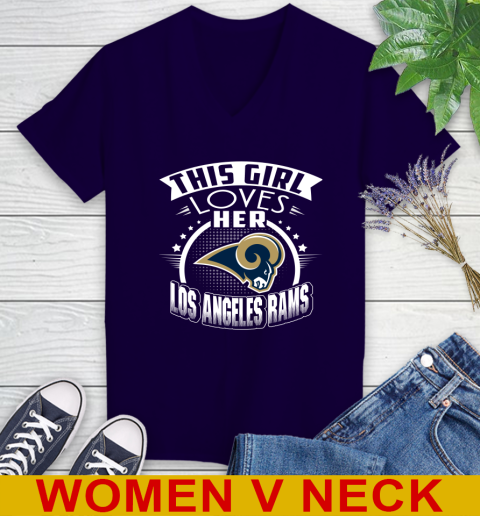 Los Angeles Rams NFL Football This Girl Loves Her Team 75