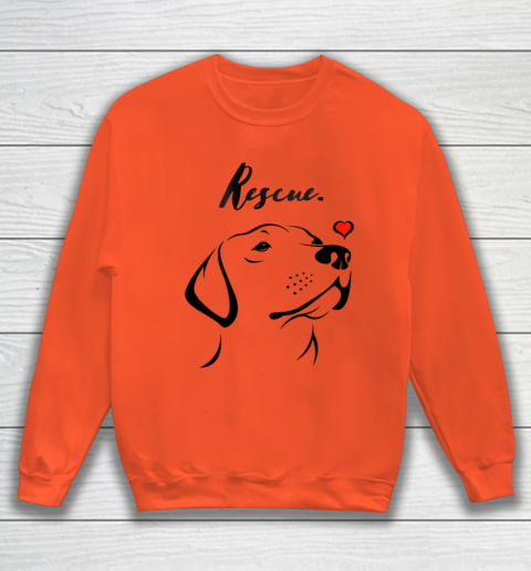 Rescue dog sweatshirt outlet
