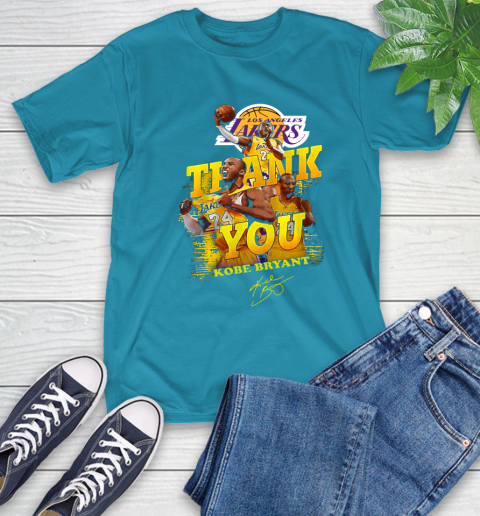 Great Thank you Kobe Bryant Los Angeles Lakers signature shirt 10