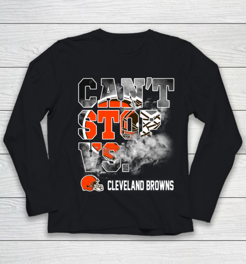 NFL Cleveland Browns Can't Stop Vs Youth Long Sleeve