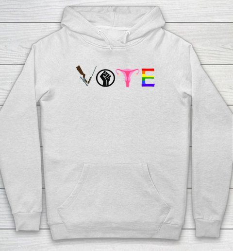 Vote Election Shirt Blm Pro Choice Gun Reform Lgbtq Hoodie