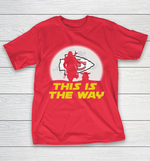 Kansas City Chiefs NFL Football Star Wars Yoda And Mandalorian This Is The Way T-Shirt 9