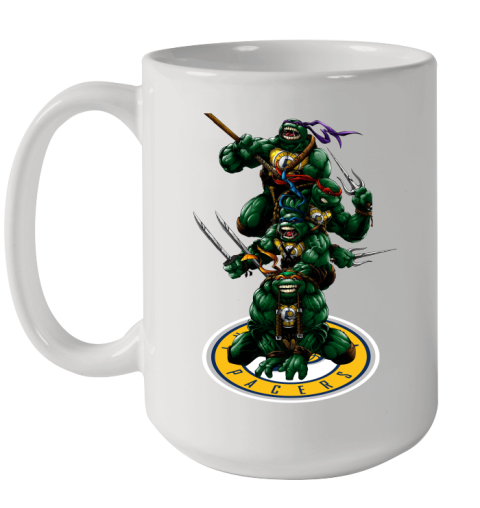 NBA Basketball Indiana Pacers Teenage Mutant Ninja Turtles Shirt Ceramic Mug 15oz