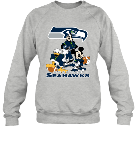 NFL Seattle Seahawks Mickey Mouse Donald Duck Goofy Football T Shirt -  Rookbrand