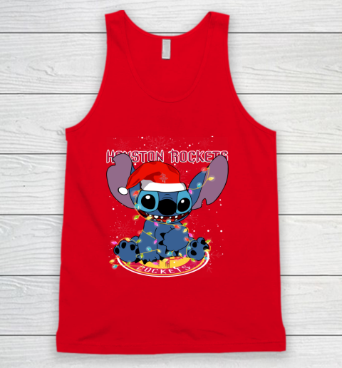 Houston Rockets NBA noel stitch Basketball Christmas Tank Top 3