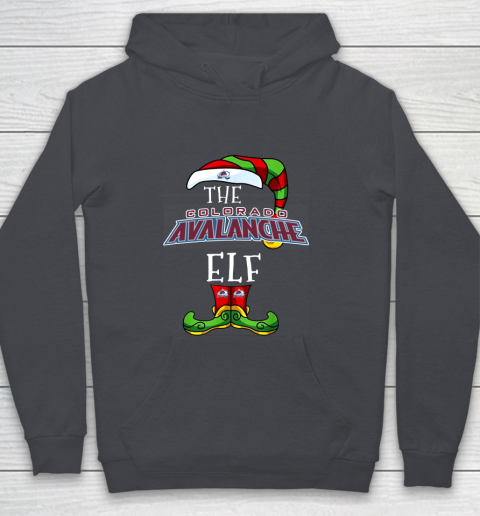 Colorado Avalanche Christmas ELF Funny NHL Youth Hoodie 5