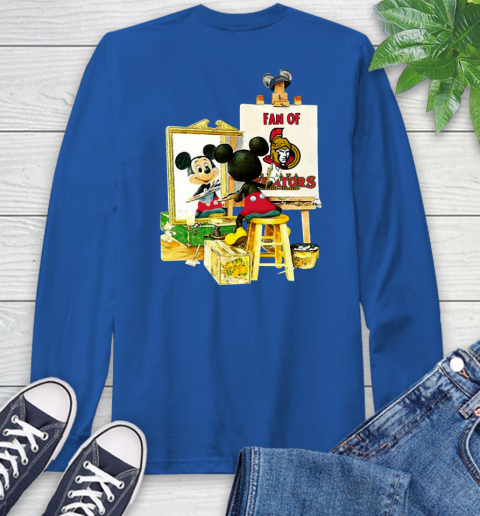 NHL Hockey Ottawa Senators Mickey Drawing Shirt 64
