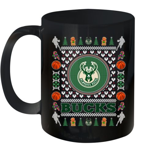 Milwaukee Bucks Merry Christmas NBA Basketball Loyal Fan Ceramic Mug 11oz