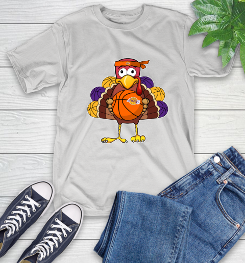 Los Angeles Lakers Turkey thanksgiving day T-Shirt
