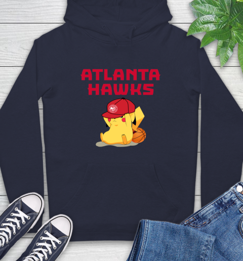 NBA Pikachu Basketball Sports Atlanta Hawks Hoodie 4