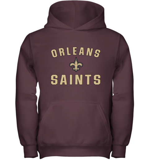 Orleans Saints NFL Pro Line By Fanatics Branded Gray Victory Youth Hoodie