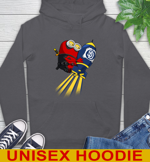 MLB Baseball San Diego Padres Deadpool Minion Marvel Shirt Hoodie 7