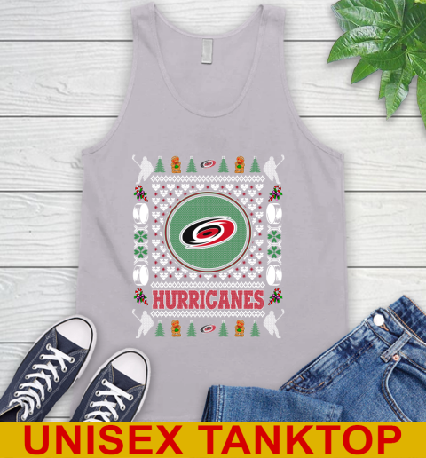 Carolina Hurricanes Merry Christmas NHL Hockey Loyal Fan Tank Top 3