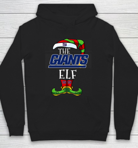 New York Giants Christmas ELF Funny NFL Hoodie