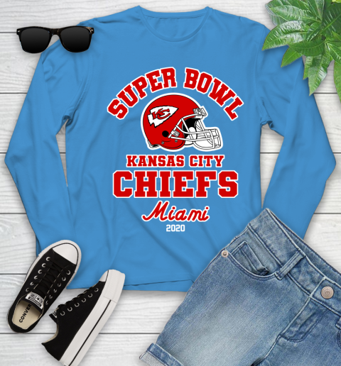 Kansas City Chiefs Super Bowl Champion Miami Logo 2020 NFL Shirts 119