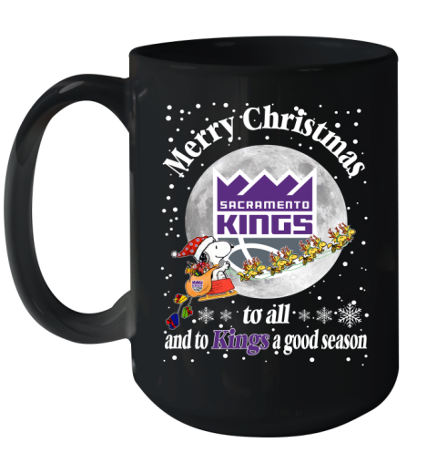 Sacramento Kings Merry Christmas To All And To Kings A Good Season NBA Basketball Sports Ceramic Mug 15oz