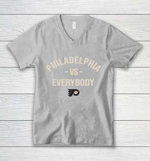 Philadelphia Flyers Vs Everybody V-Neck T-Shirt 3