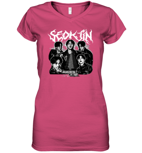 Seokjin BTS Runseokjin Ep. Tour Women's V-Neck T-Shirt
