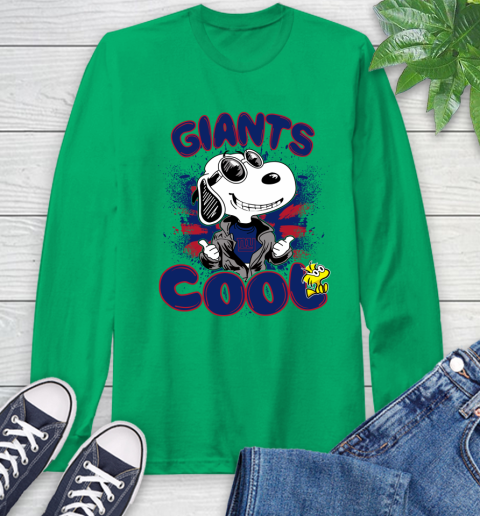 NFL Football New York Giants Cool Snoopy Shirt Long Sleeve T-Shirt 9