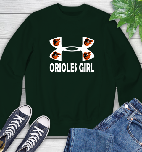 MLB Baltimore Orioles Under Armour Baseball Sports Sweatshirt 12