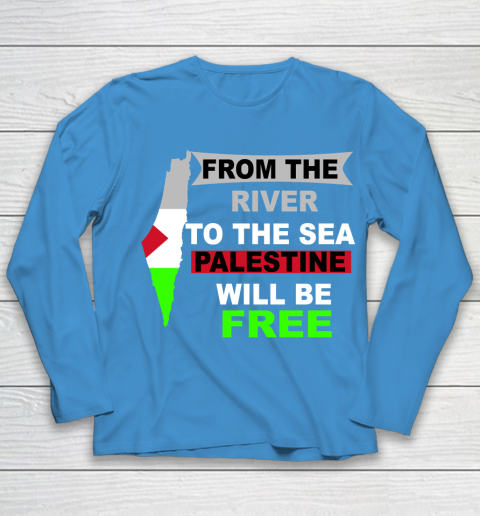From The River To The Sea Palestine Will Be Free Shirt Youth Long Sleeve 5