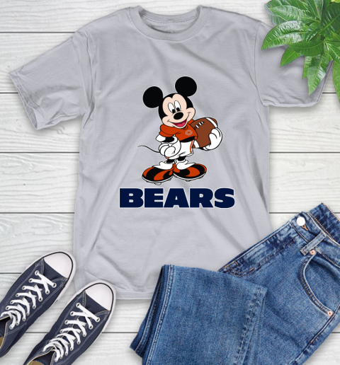 NFL Football Chicago Bears Cheerful Mickey Mouse Shirt T-Shirt 6
