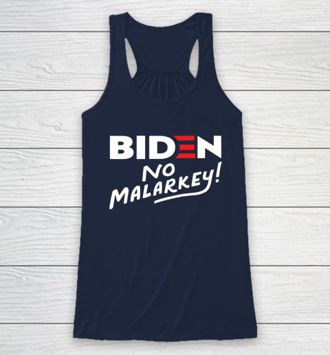 Biden No Malarkey Racerback Tank 8