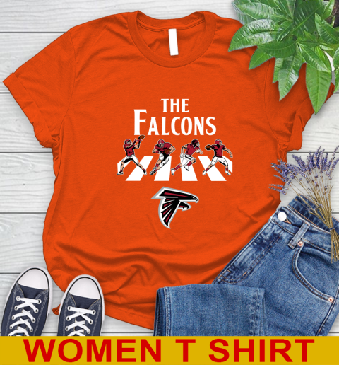 NFL Football Atlanta Falcons The Beatles Rock Band Shirt Women's T-Shirt 3