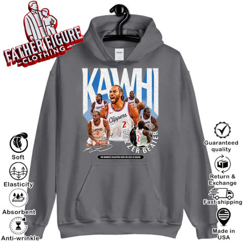Kawhi Leonard Buzzer Beater Hoodie - Father Figure Clothing