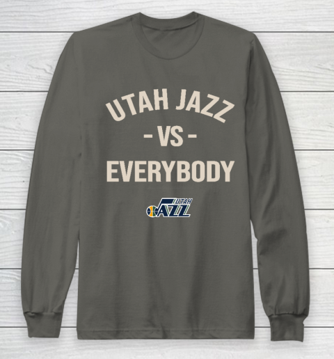 Utah Jazz Vs Everybody Long Sleeve T-Shirt 5