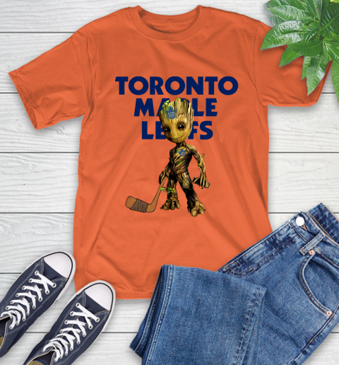 Toronto Maple Leafs NHL Hockey Groot Marvel Guardians Of The Galaxy T-Shirt 5