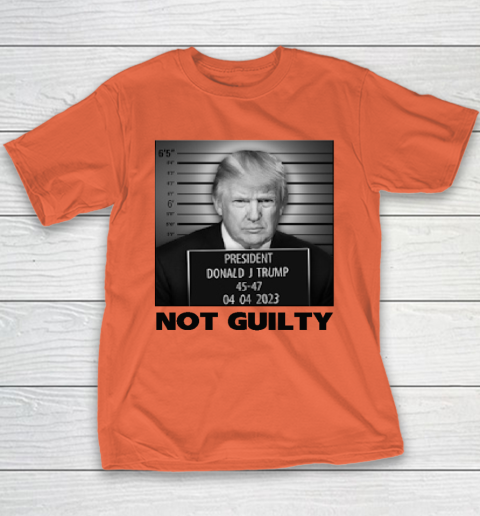 Trump Not Guilty Youth T-Shirt - Image 3