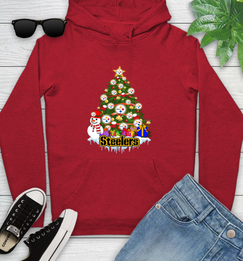 Pittsburgh Steelers Merry Christmas NFL Football Sports Youth Hoodie 11