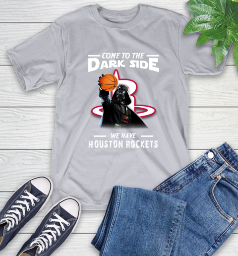 NBA Come To The Dark Side We Have Houston Rockets Star Wars Darth Vader Basketball T-Shirt 6