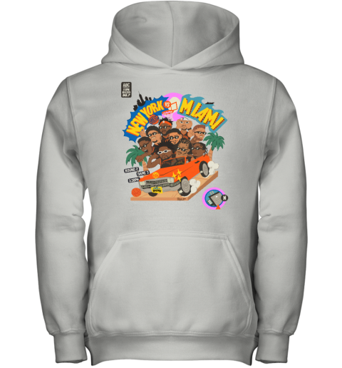 Abc Espn Radio 98.7 New York Knicks Vs Miami Youth Hoodie