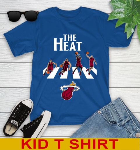 NBA Basketball Miami Heat The Beatles Rock Band Shirt Youth T-Shirt 10