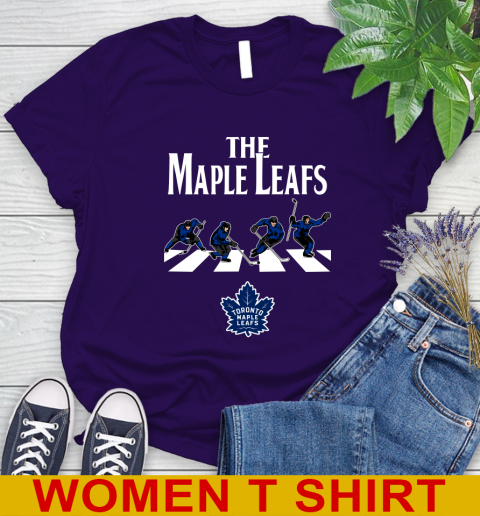 NHL Hockey Toronto Maple Leafs The Beatles Rock Band Shirt Women's T-Shirt 4