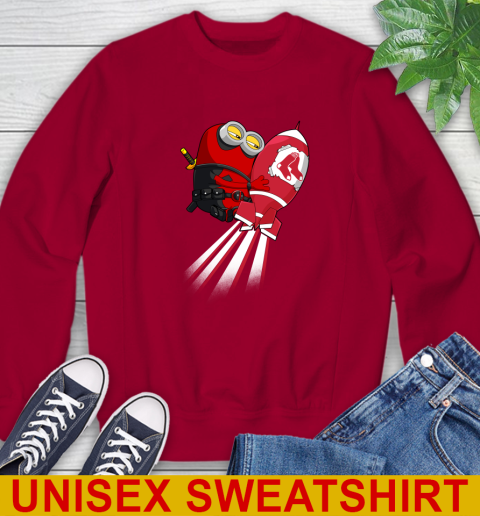 MLB Baseball Boston Red Sox Deadpool Minion Marvel Shirt Sweatshirt 9