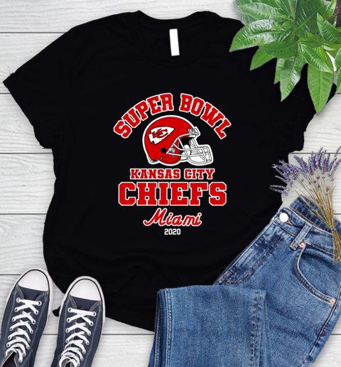 Kansas City Chiefs Super Bowl Champion Miami Logo 2020 NFL Shirts 82